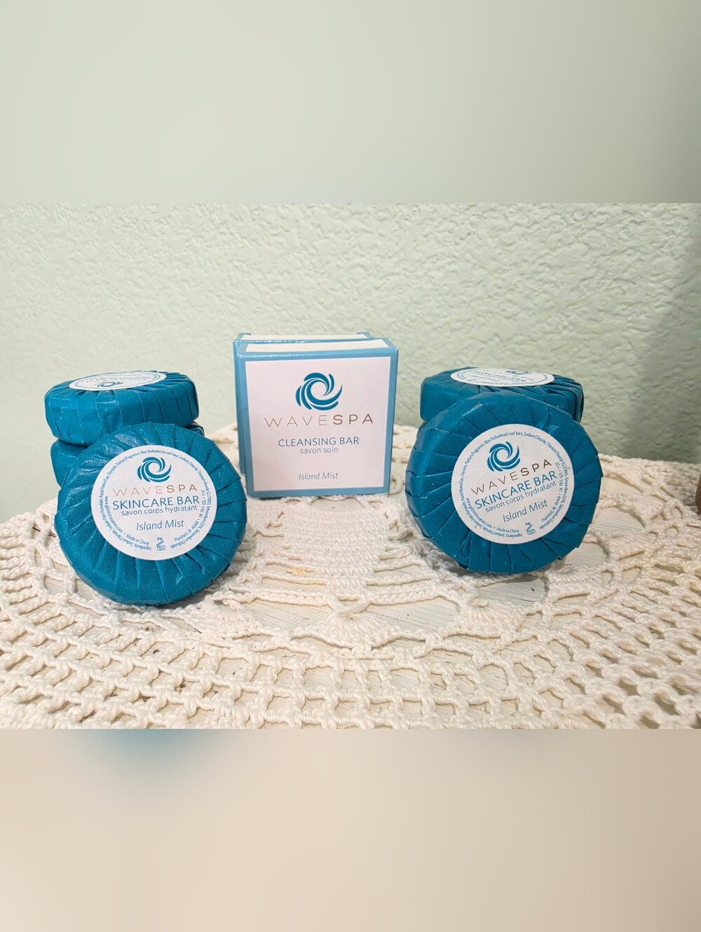 WaveSpa Island Mist Cleansing & Skincare Bars - Teal Blue